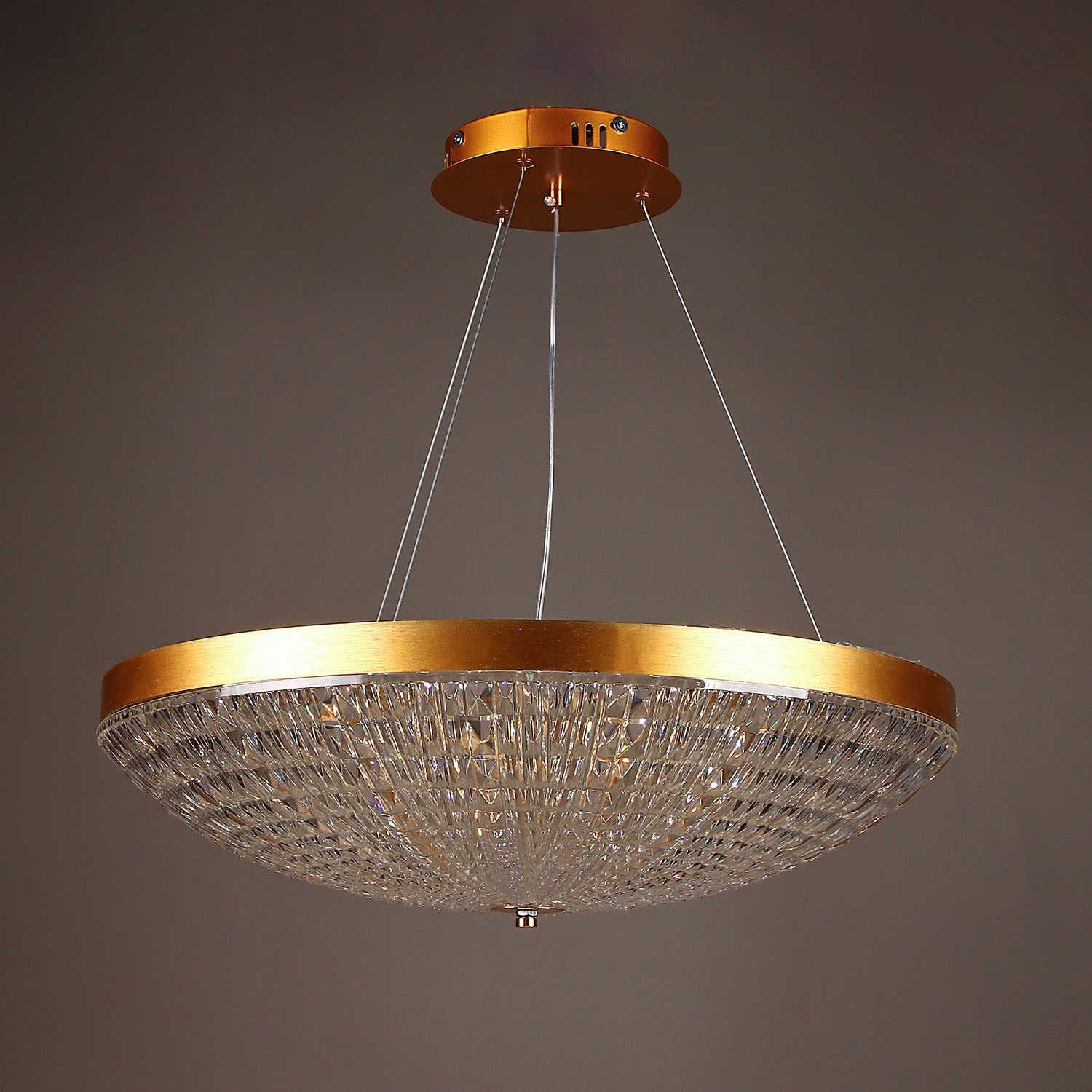 Люстра 9212/100W gold 580 мм 3 реж., пульт S=25м2  VERNER LIGHTING *1