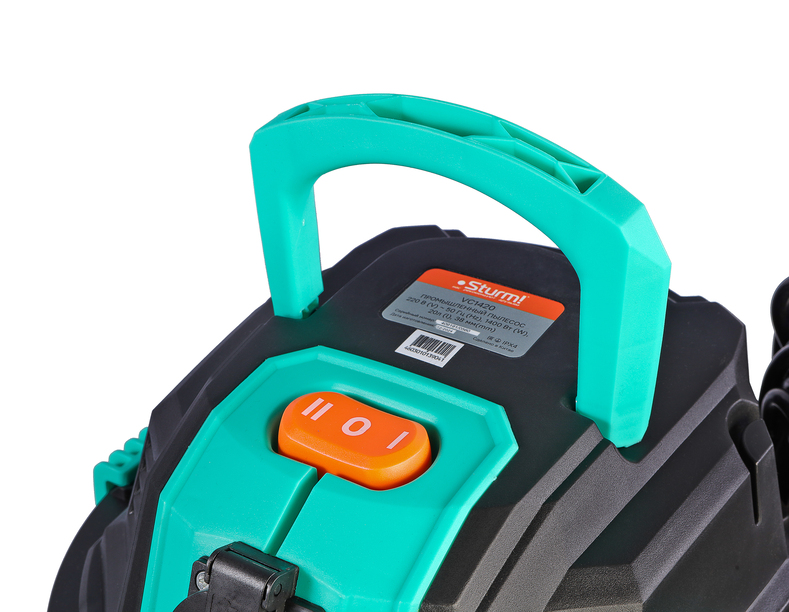 Пылесос строительный 1400Вт объем бака 20л шланг 2,5м d шланга 38мм VC1420 Sturm *1