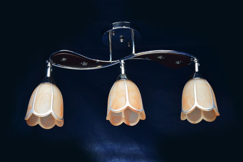 Светильник потолочный А1226/3     3*60W Е14 , 220V S=12м2 VERNER LIGHTING *1