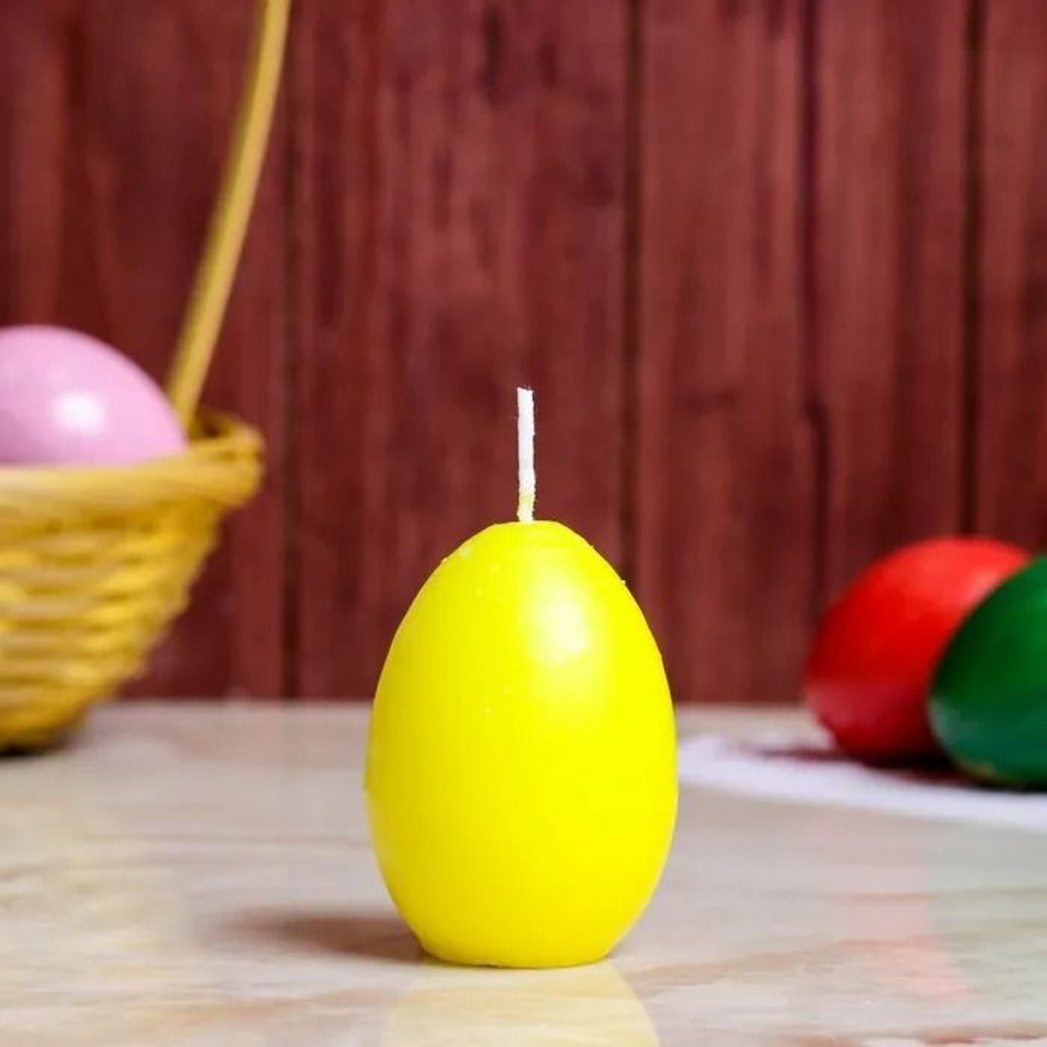 свеча Яйцо "Цветное" МИКС 1795531