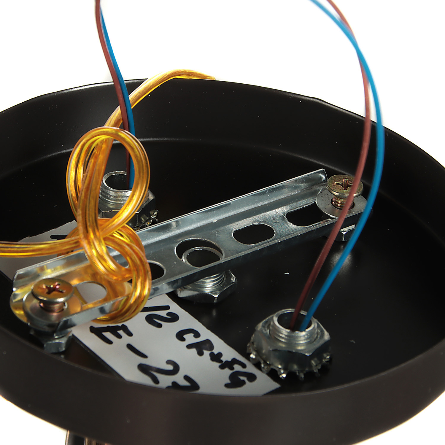 Люстра N4202/2 COFFEE+FGD 2*40W  E27 (L=600; w-600; h-230)  VERNER LIGHTING *1