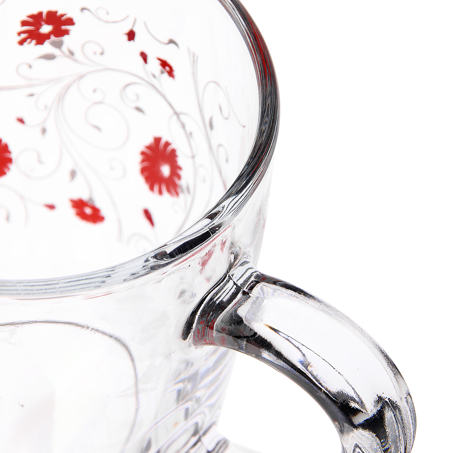 Кружка стекло 340мл "Серенейд Рэд" 55531SLBD14 "Pasabahce" *12