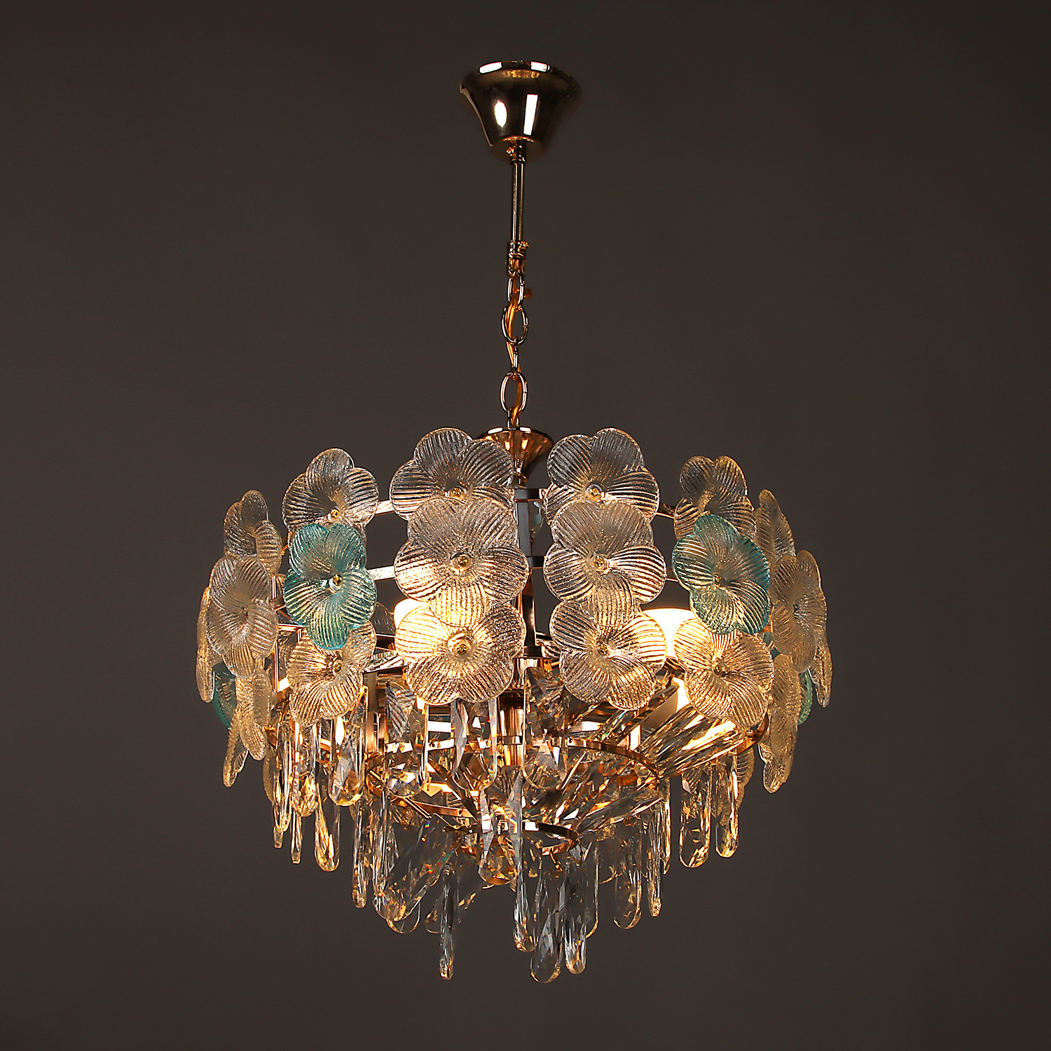 Светильник потолочный E2560/6 FGD 6*40W E27 220V (d-420; h-600)  VERNER LIGHTING *1