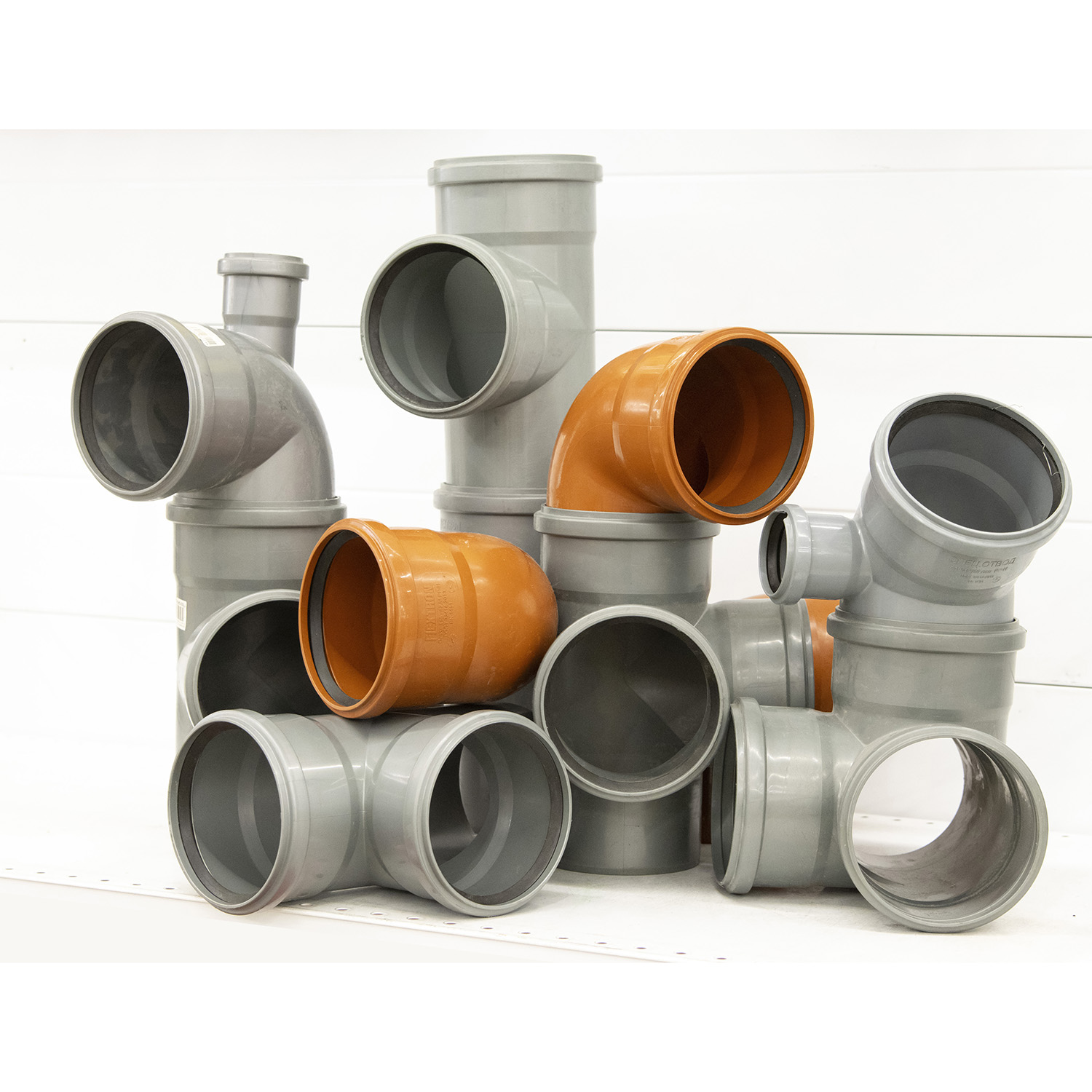 Отвод Ø 110 мм 90° с левым выходом Ø 50 мм *1/14