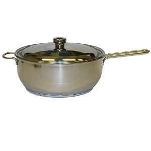 Кастрюля нерж. 1,75л "Классика-Прима" с Теплораспр.дн, d16см, Стек.кр.,Дл.прутк.р. 1с2527(Аша)*1/6