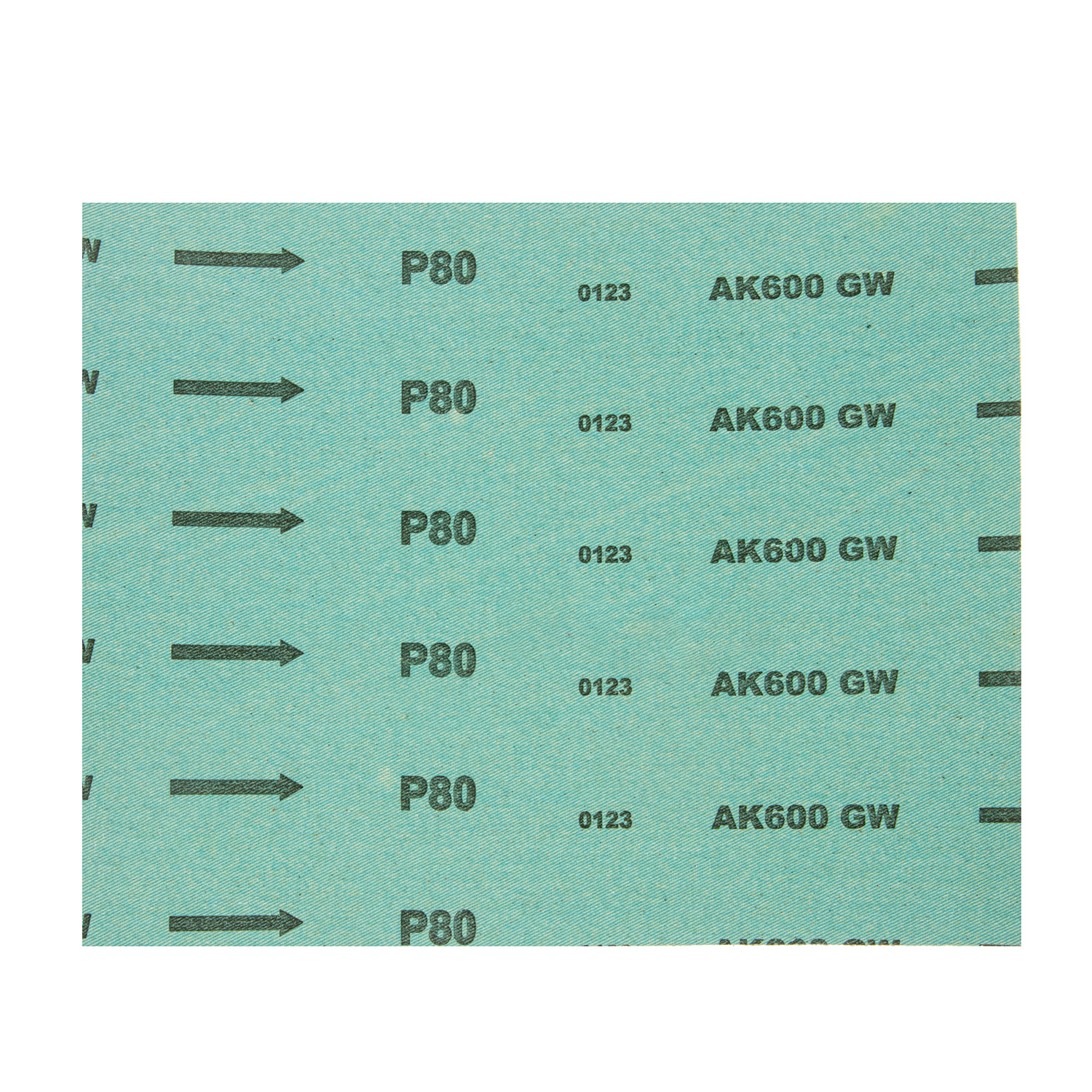 Шлифшкурка зерно P80/20H оксид алюминия водостойкая тканевая 200*250 мм *1