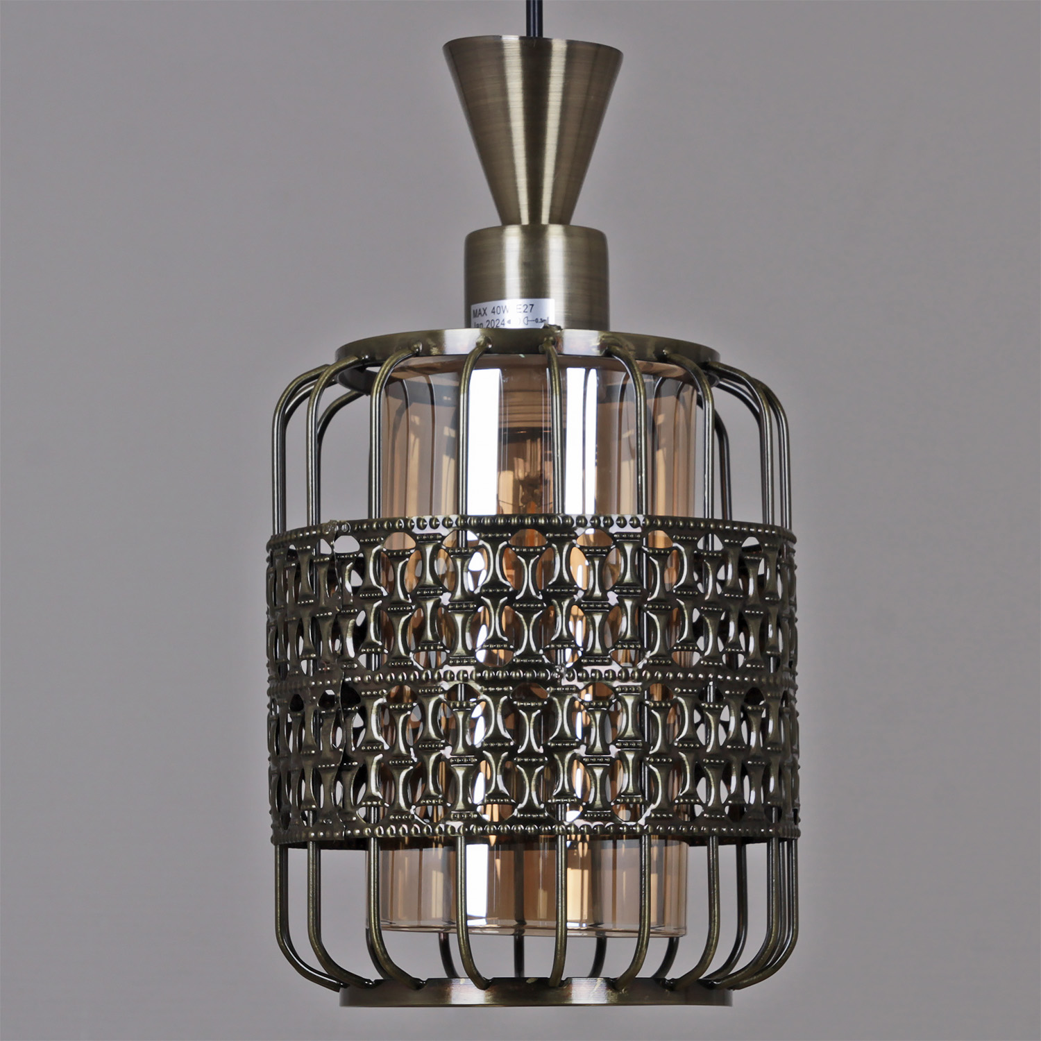 Люстра 03845-0.9-01 AB 40Вт Е27 S=6м2  *1/12