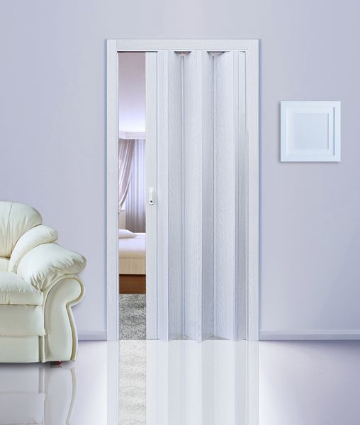 Дверь раздвижная 2050х840 мм РСП, пластик, серый ясень