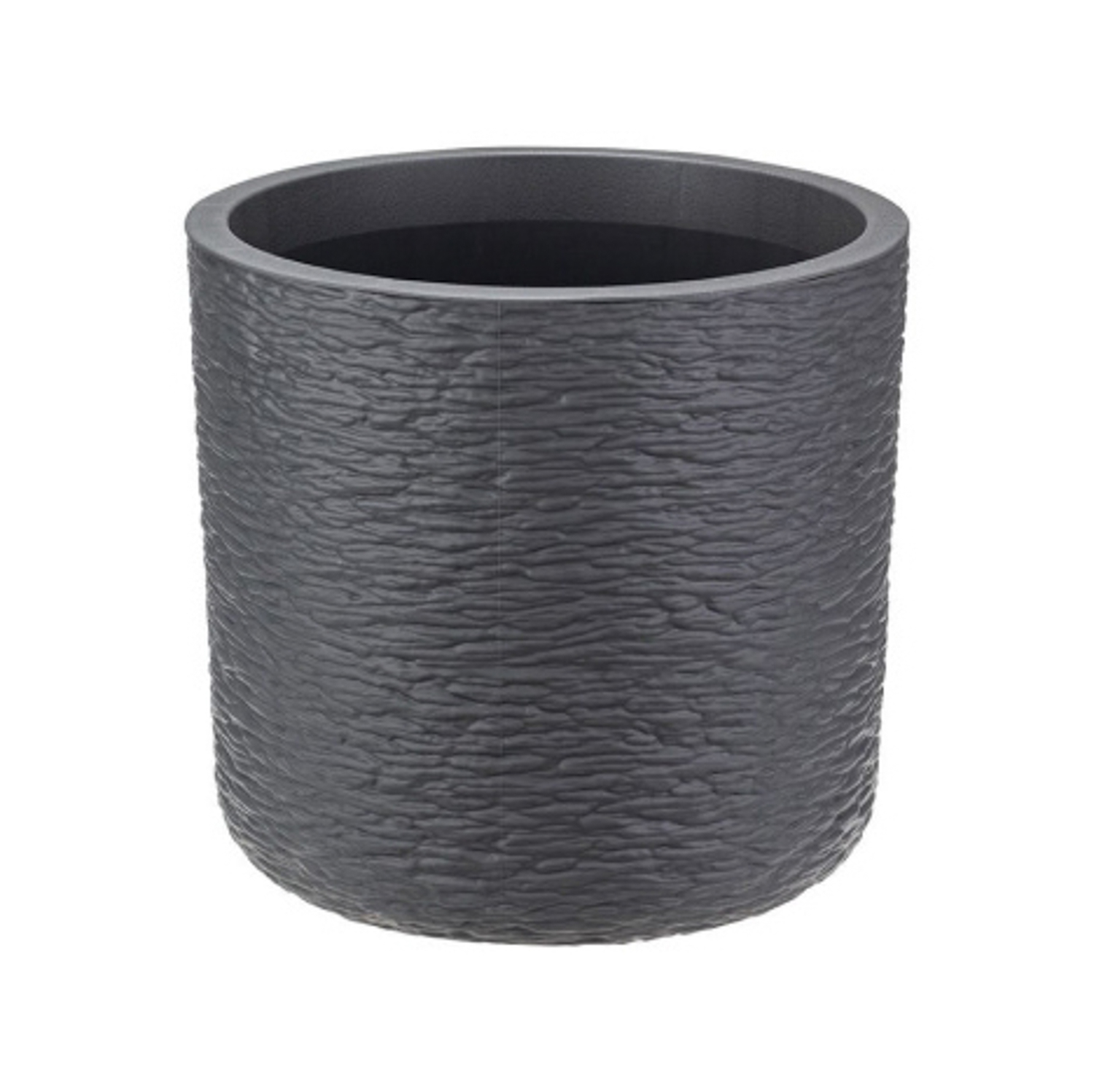 Кашпо пластм. "Сланец"  3,4л d верха 200мм h190мм со вставкой Графитовый М3199 ("М-П")*1/12 Кашпо пластм. "Сланец"  3,4л d верха 200мм h190мм со вставкой Графитовый М3199 ("М-П")*1/12