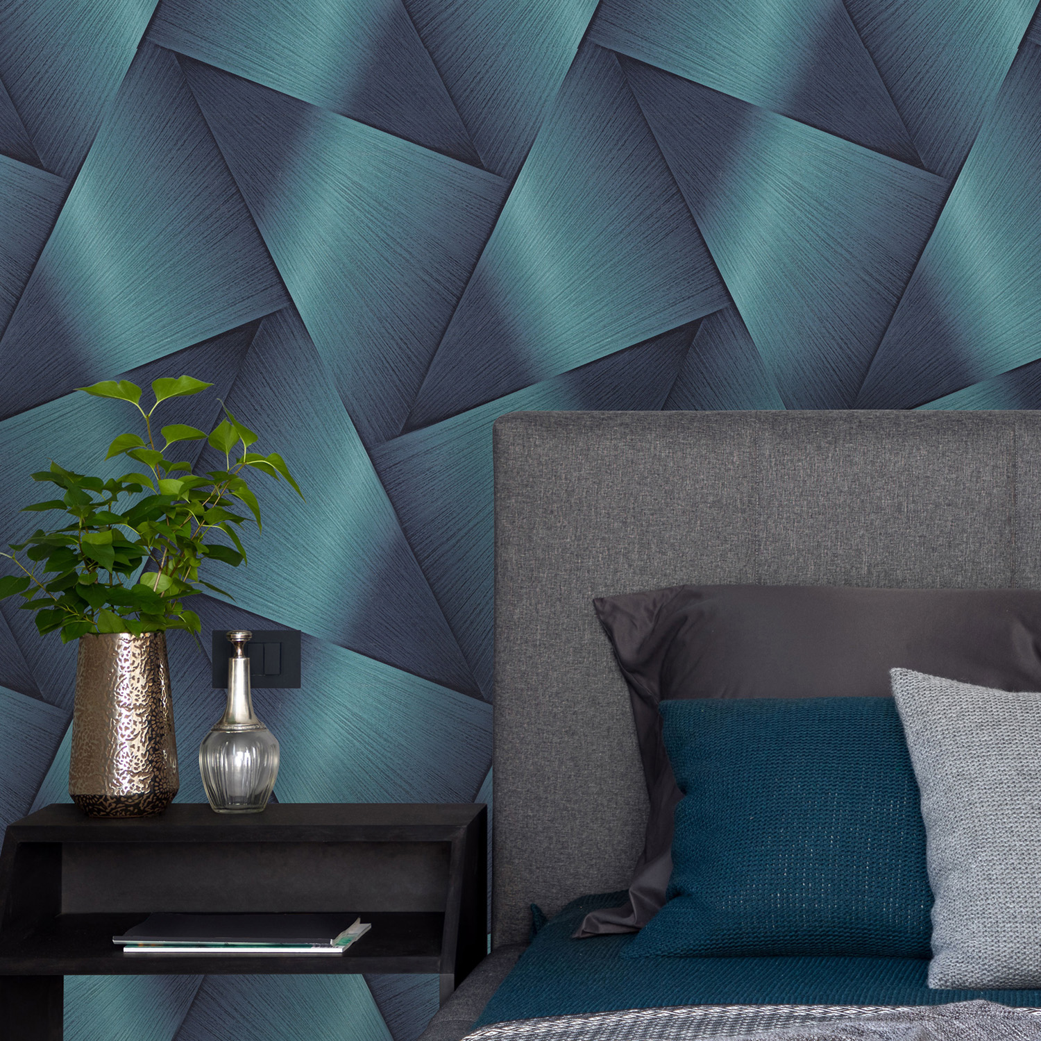 Обои флиз ED Euro Decor Halo (син.) 7342-09 *6