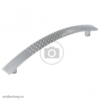 Ручка-скоба 128мм ХРОМ матовый 345 М6621ф SANBERG *10/90