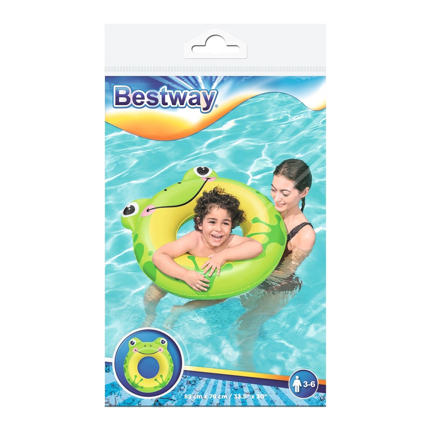 Круг для плавания "Зверушки" от 3-6 лет 36351  9298655