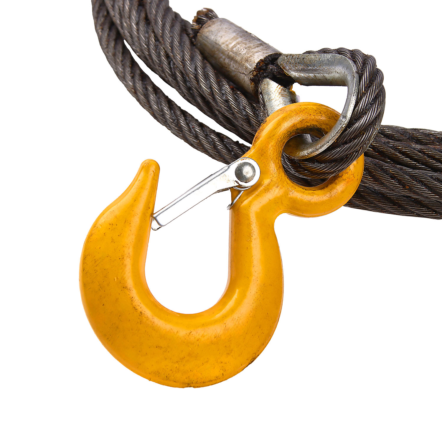 Буксировочный трос Tplus, стальной 5 т 5 м Крюк/Крюк (d: 8.3 мм), T000262   2137825