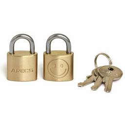 Замок навесной Апекс МАСТЕР-СИСТЕМА PDB-20-20 (КОМПЛЕКТ 2 замков+3кл) Блистер *1/6