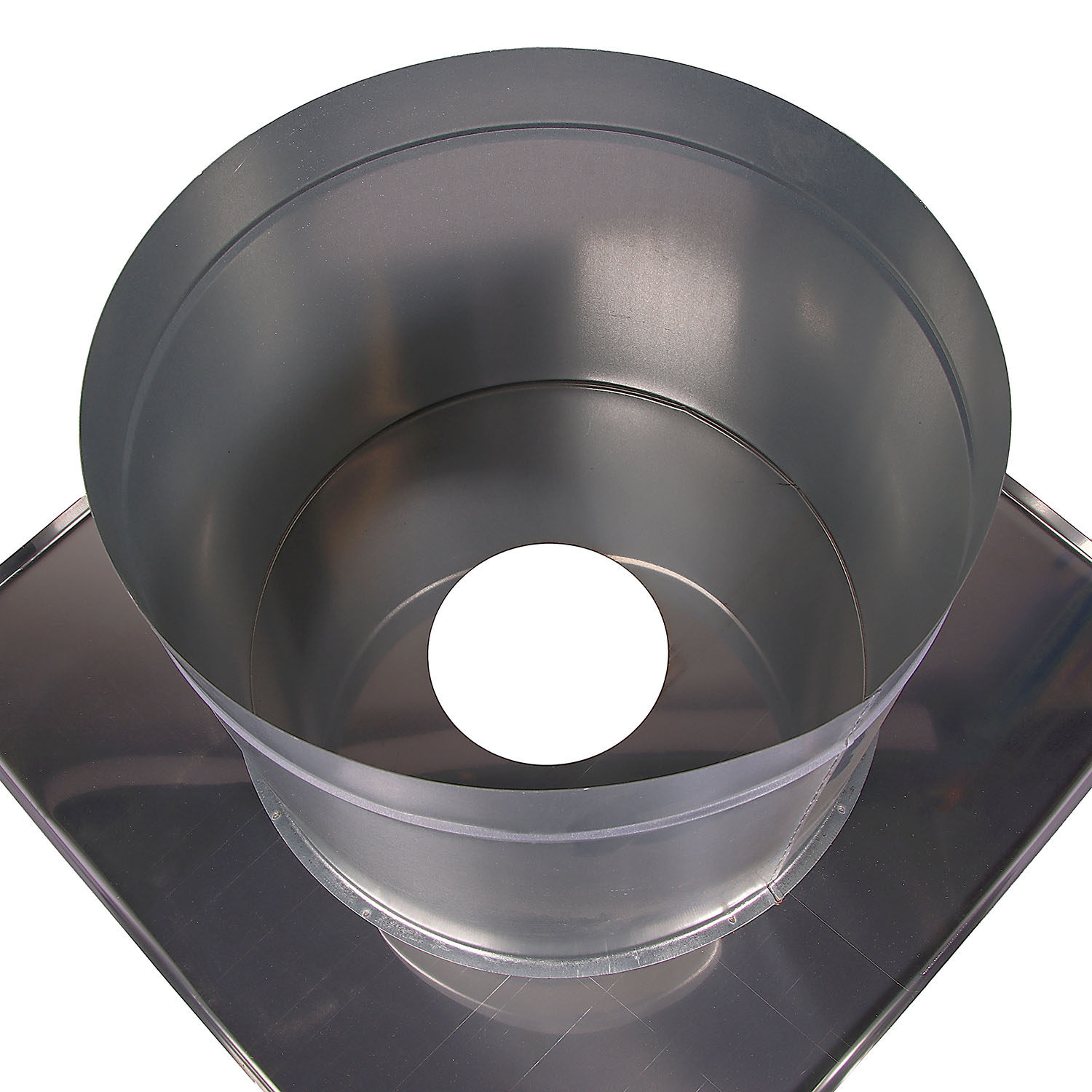 Потолочно-проходной узел ДППУ d115 Х холодный нерж.AISI430/оцин. круглый GS  *1/16