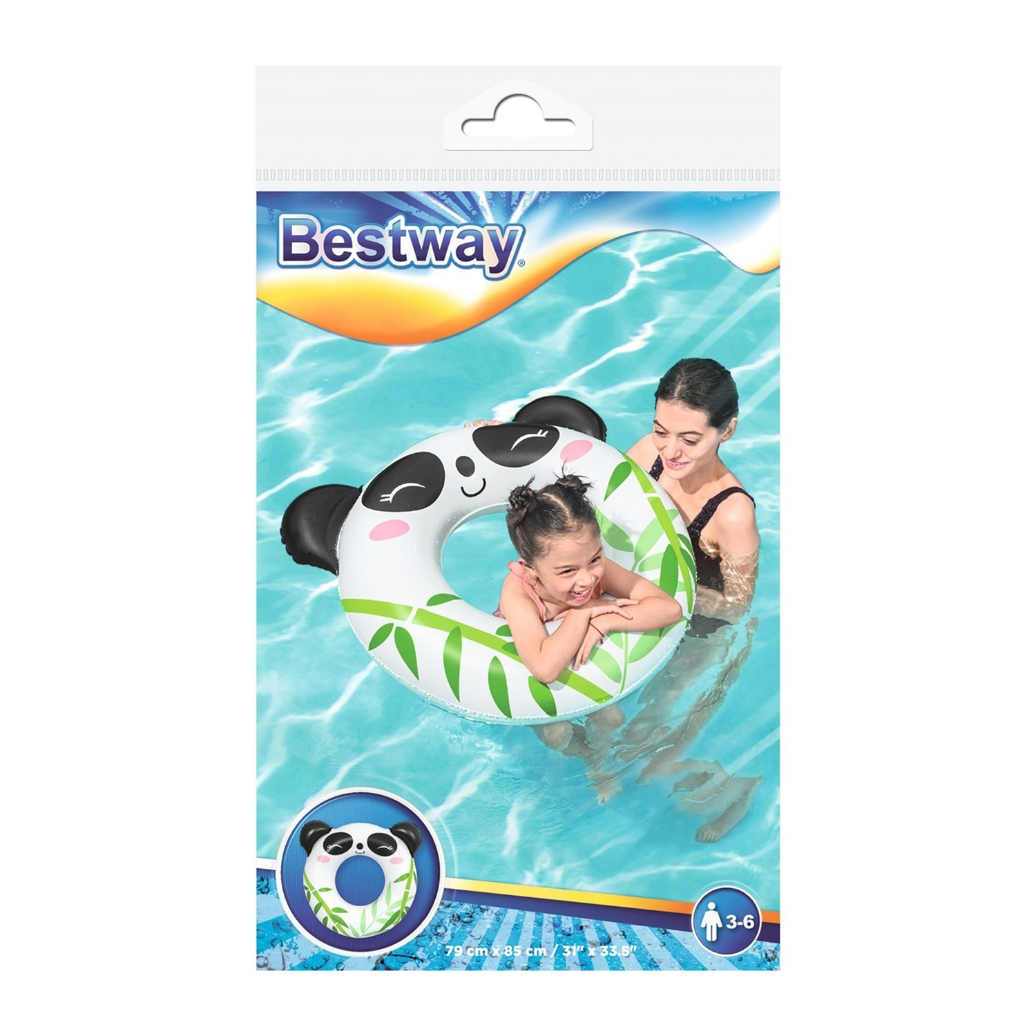 Круг для плавания "Зверушки" от 3-6 лет 36351  9298655