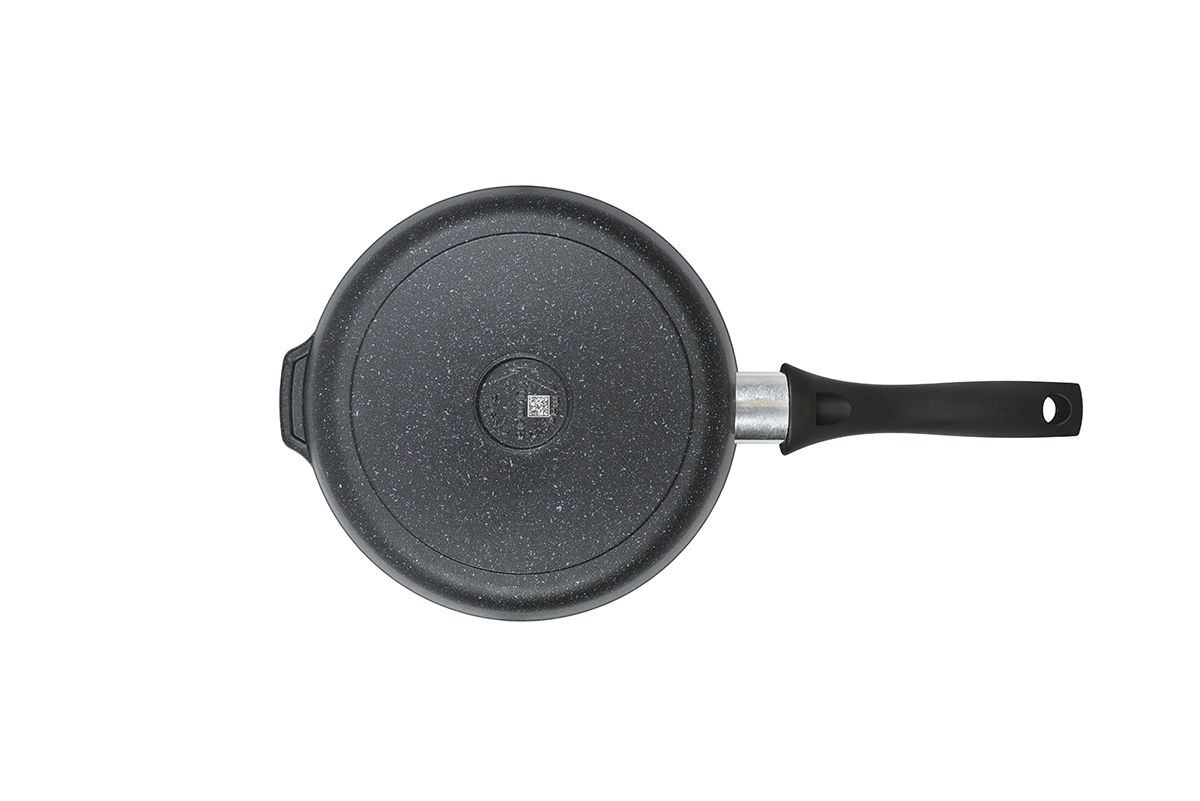 Сковорода алюмин. антипригарная "Kukmara" "Granit" black d18см сггч180а *1/10