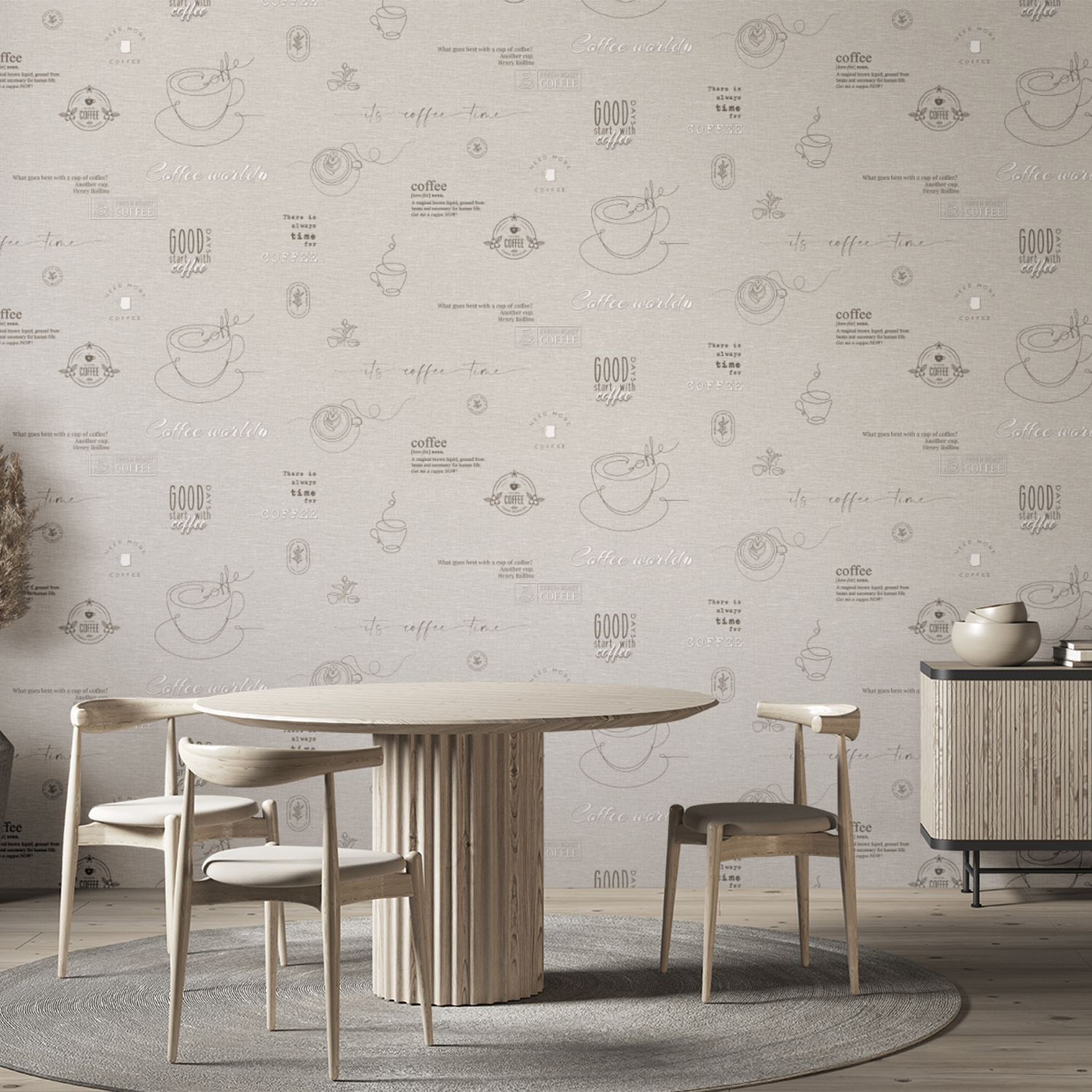 Обои  флиз Ateliero Cafe/Кафе (беж.) 589696  1.06*10м *6