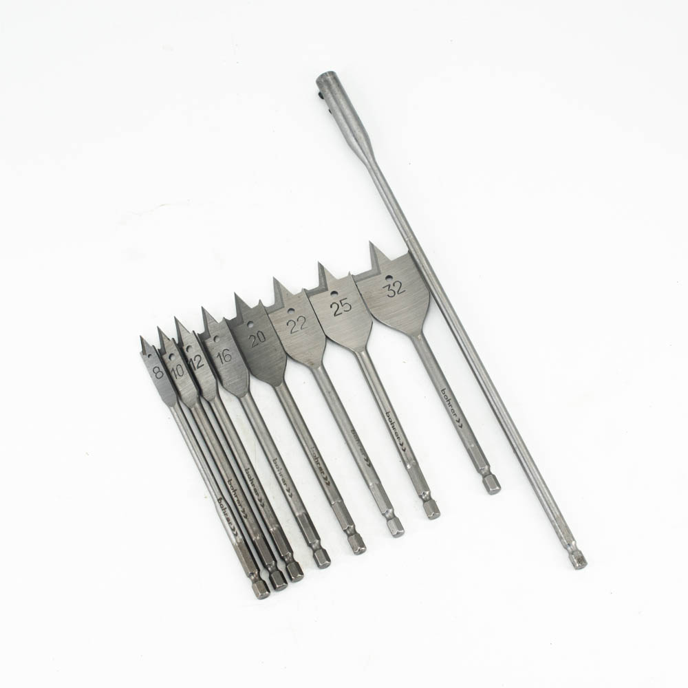 Набор сверел по дереву "Перовых" 8-10-12-16-20-22-25-32мм арт.35201001 Bohrer *1/10/40 Набор сверел по дереву "Перовых" 8-10-12-16-20-22-25-32мм арт.35201001 Bohrer *1/10/40