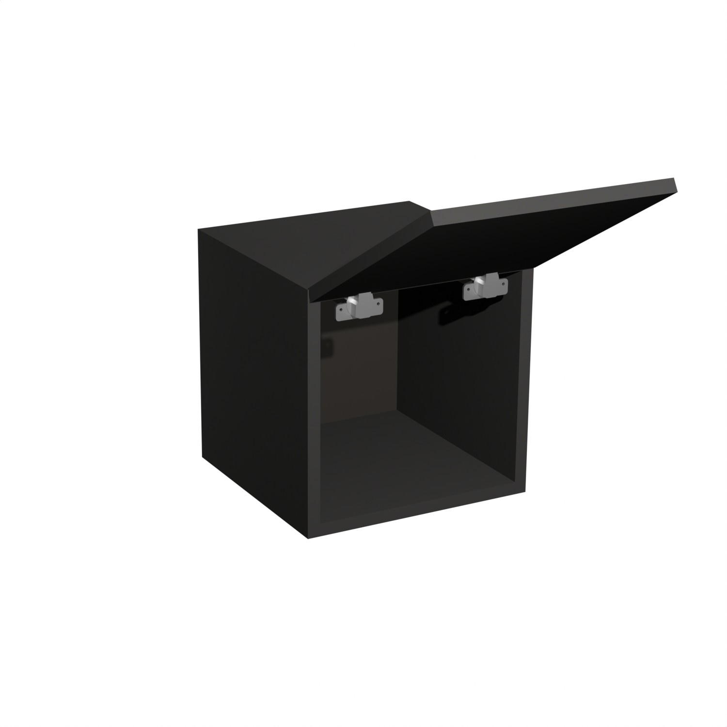 Шкаф навесной 300х300х550 мм BROZEX-WOOD Next, 3 ярус, графит