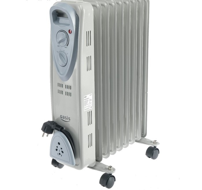 Радиатор масляный  9 секций 2000Вт Оазис US-20 до 20 кв.м *1 Радиатор масляный  9 секций 2000Вт Оазис US-20 до 20 кв.м *1