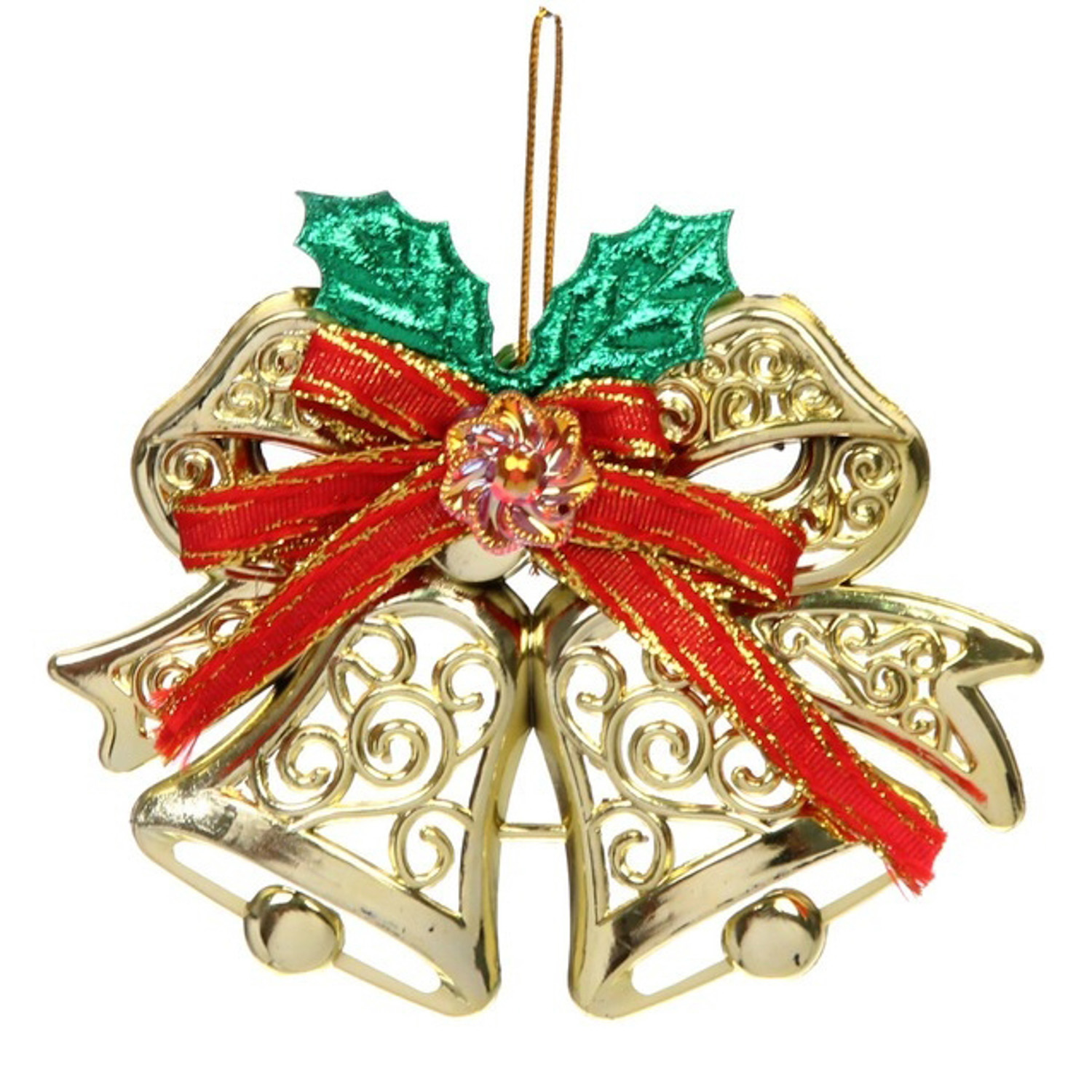 Подвеска "Зимние колокольчики" 13 см, золото Подвеска "Зимние колокольчики" 13 см, золото