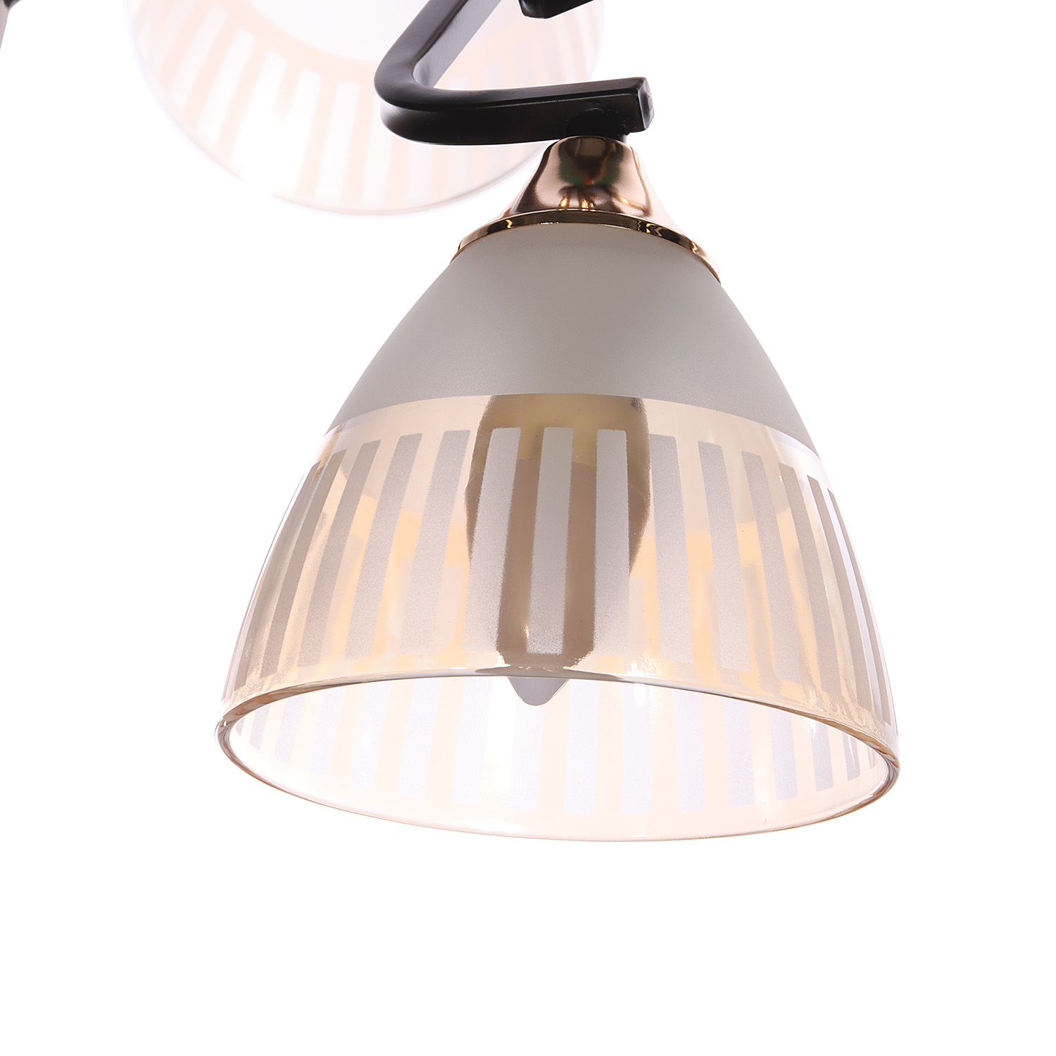 Люстра Verner Lighting A3938/5, 40 Вт, Е27, 5 ламп, черный/золото