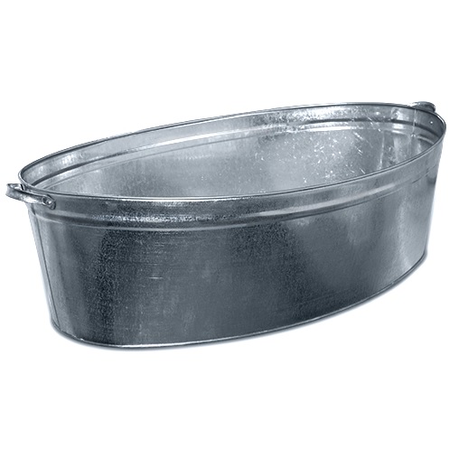 Ванна металл. оцинкованная 120л 99x57х29см (Лысьва) *1/3 Ванна металл. оцинкованная 120л 99x57х29см (Лысьва) *1/3