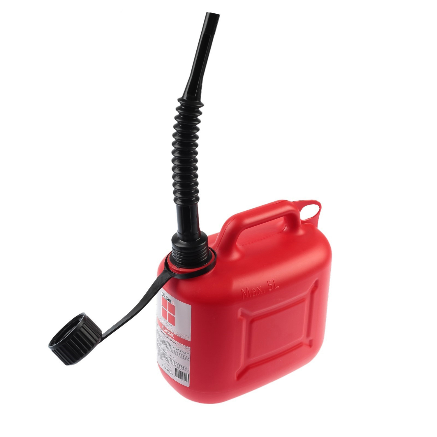 Канистра Oktan ГСМ, 5 л, пластиковая, красная 2577999