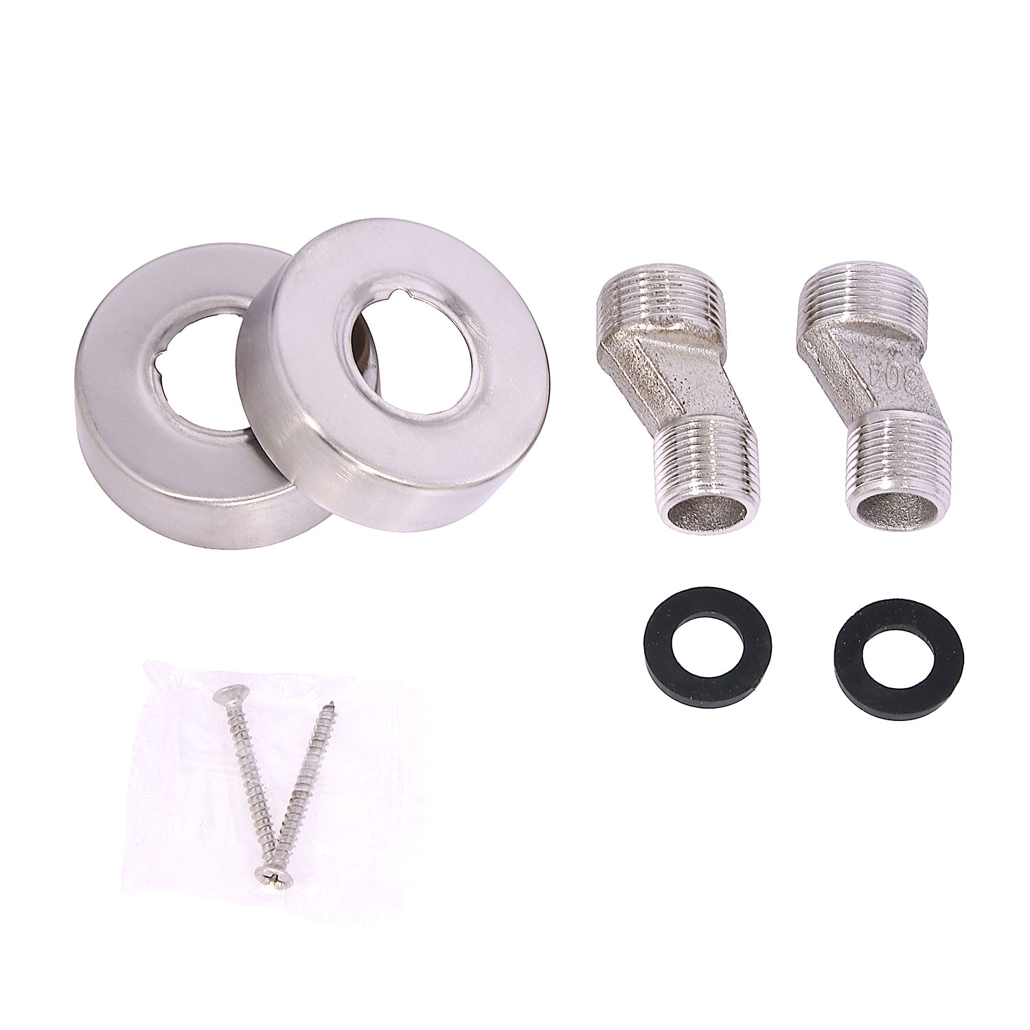 Смеситель универсальный "Potato" плоский излив с переключ. душа, нерж. сталь P22303S *1/10 Смеситель универсальный "Potato" плоский излив с переключ. душа, нерж. сталь P22303S *1/10