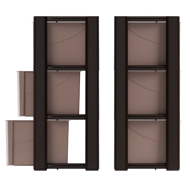 Комод пластм. "Колорит" 3 ящика выс.710мм, шир.475мм, гл.300мм Беж./Венге М7835 "ЗПИ"Альтернатива"*1 Комод пластм. "Колорит" 3 ящика выс.710мм, шир.475мм, гл.300мм Беж./Венге М7835 "ЗПИ"Альтернатива"*1