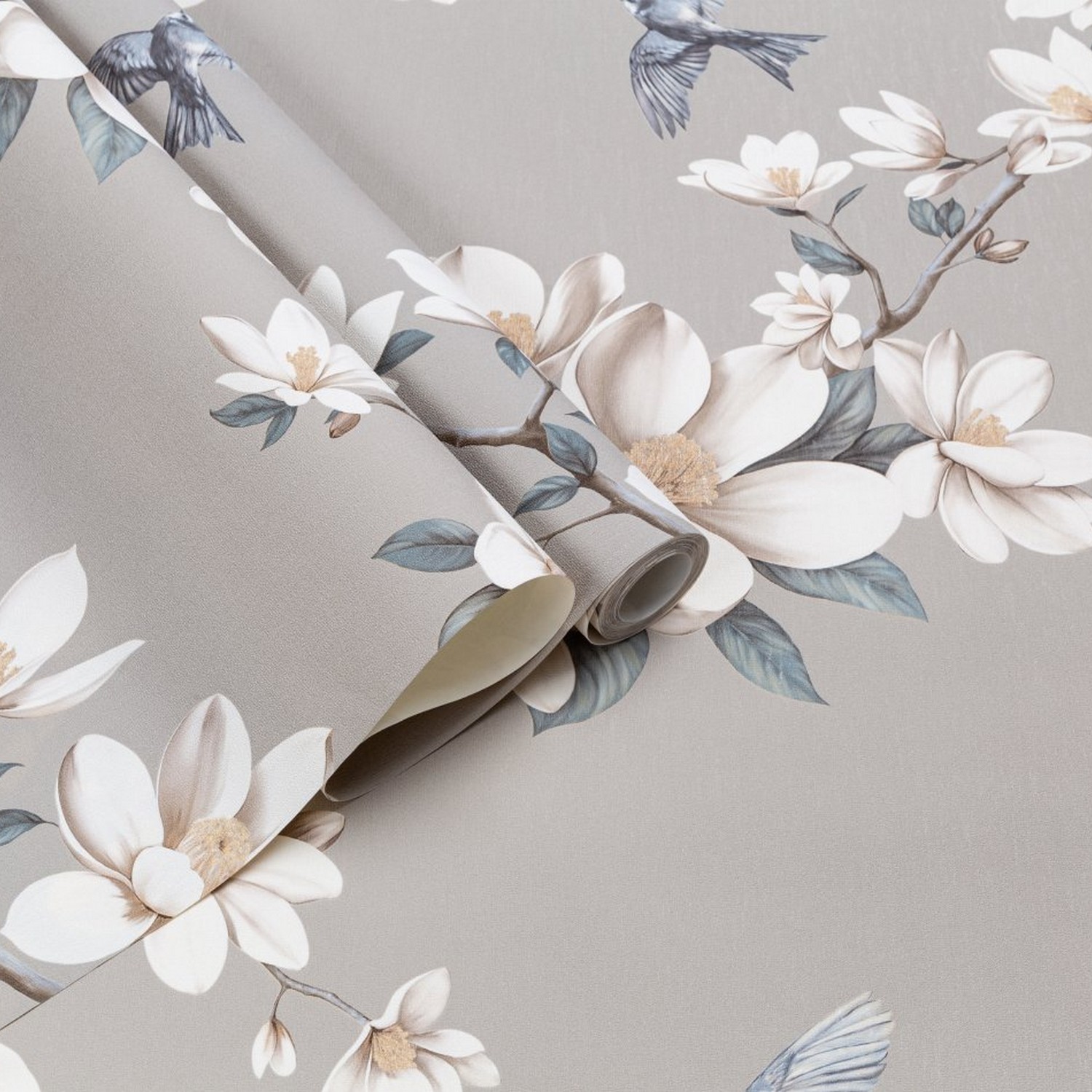 Обои флиз "Палитра" Magnolia (сер.) PL72535-28   1,06*10м *1/8