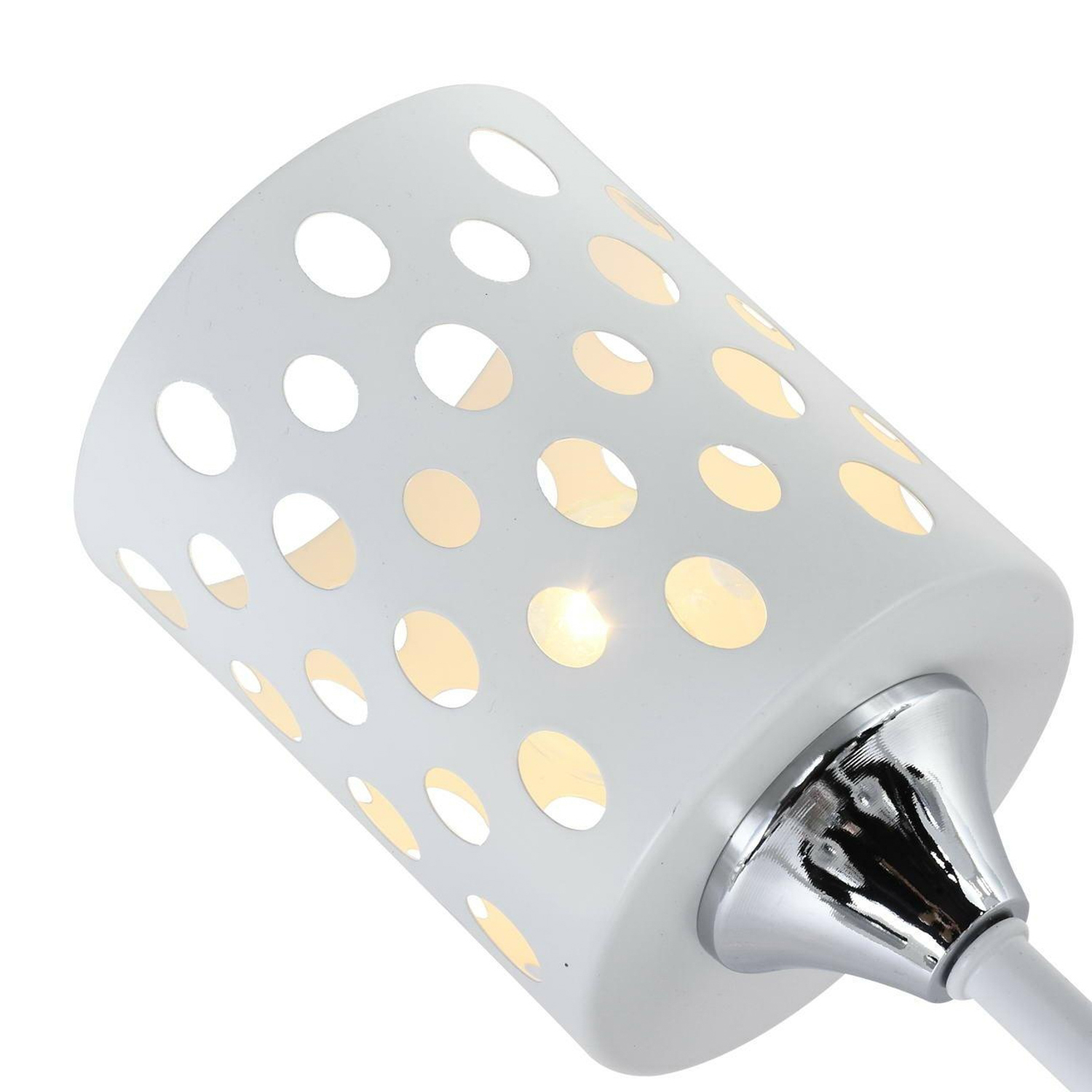 Люстра 11355-0.3-08A WH+CR Е27 60Вт S=48м2 *1/12