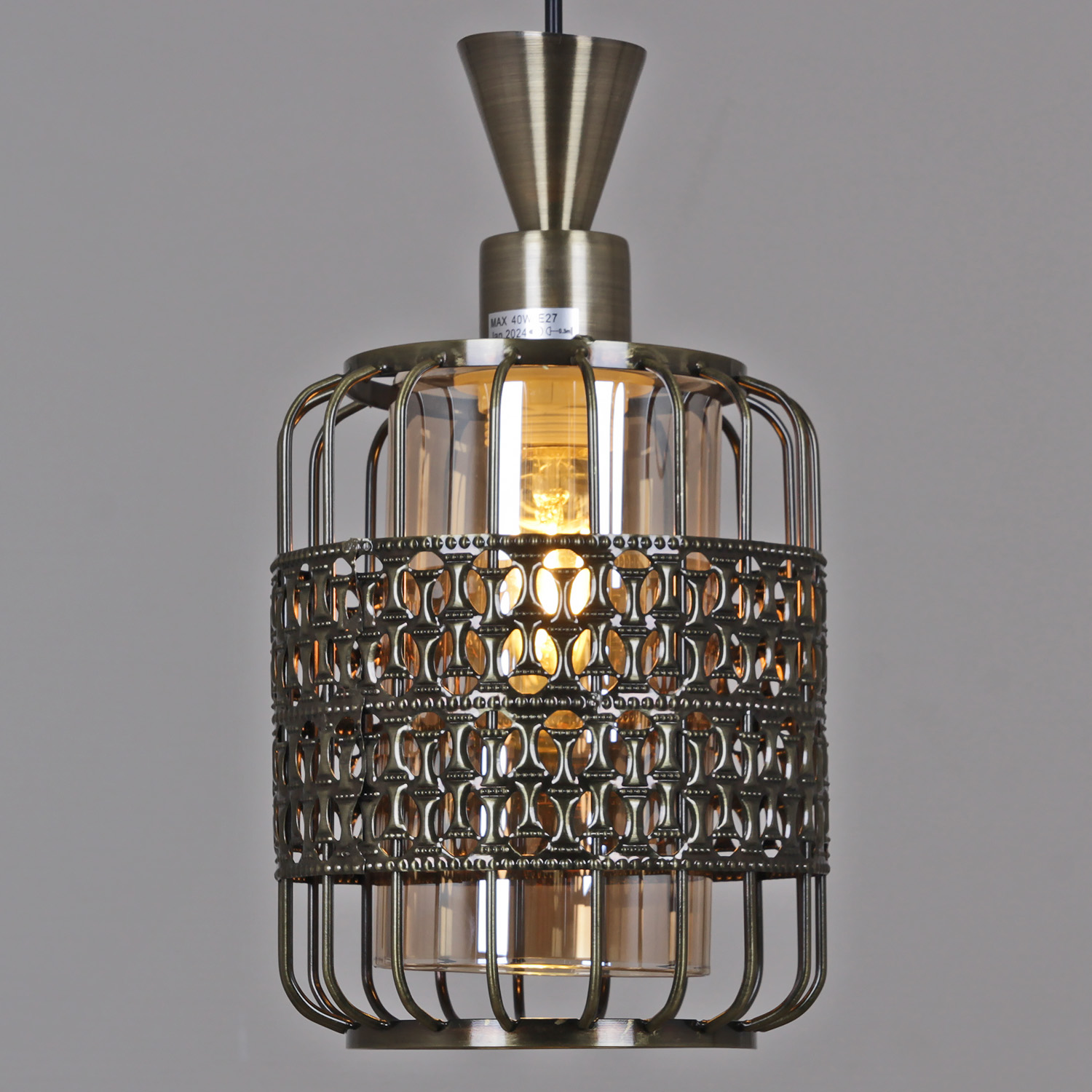 Люстра 03845-0.9-01 AB 40Вт Е27 S=6м2  *1/12