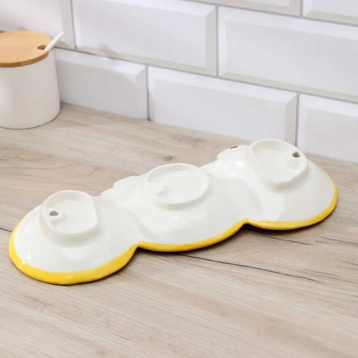 яяяМенажница 3 секции "Тыковки" 31,5х14х4 см  5362004