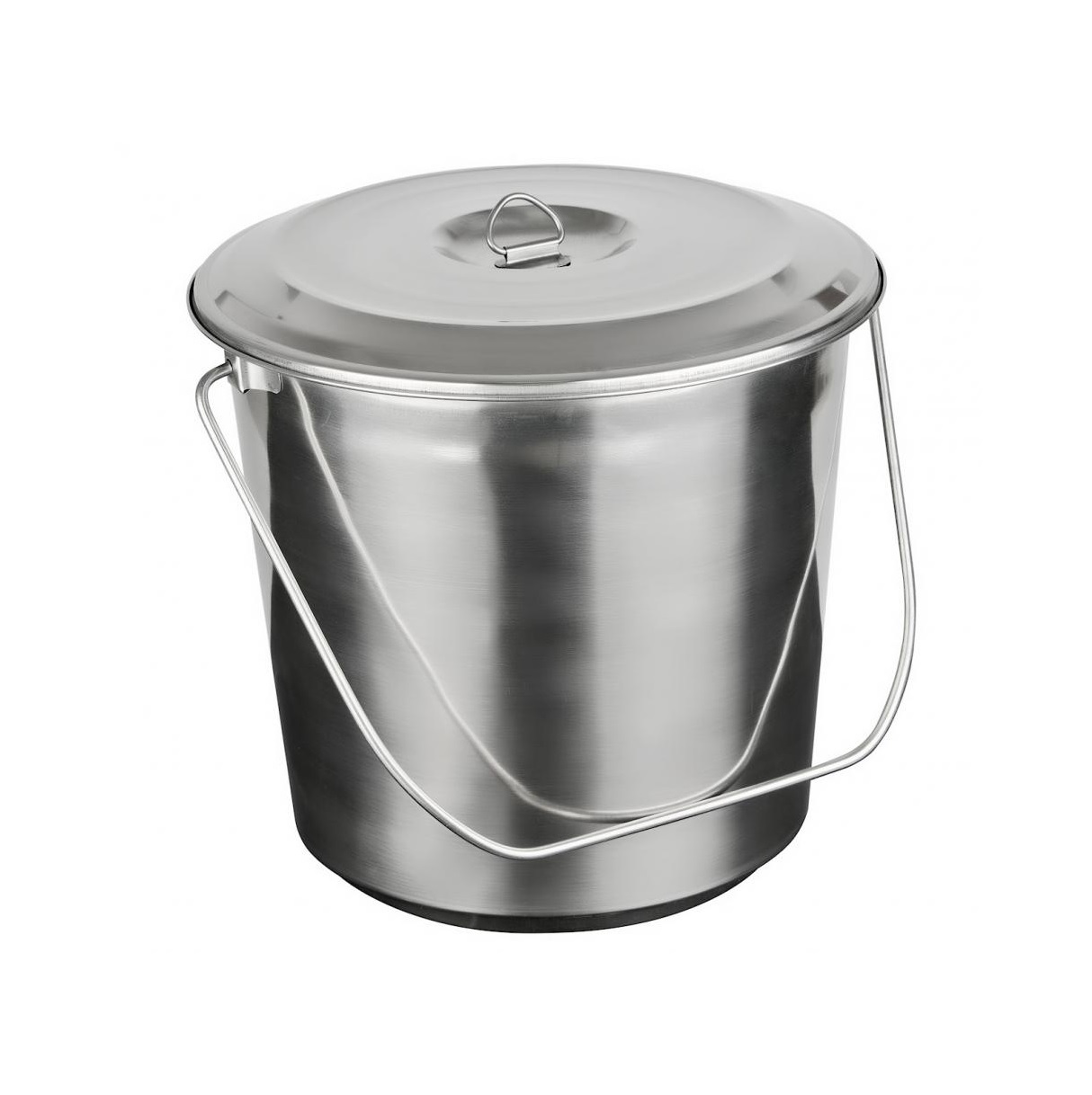 Ведро нерж. 7л с Крышкой, с мерной шкалой 0097 ("Катунь") *1/12 Ведро нерж. 7л с Крышкой, с мерной шкалой 0097 ("Катунь") *1/12