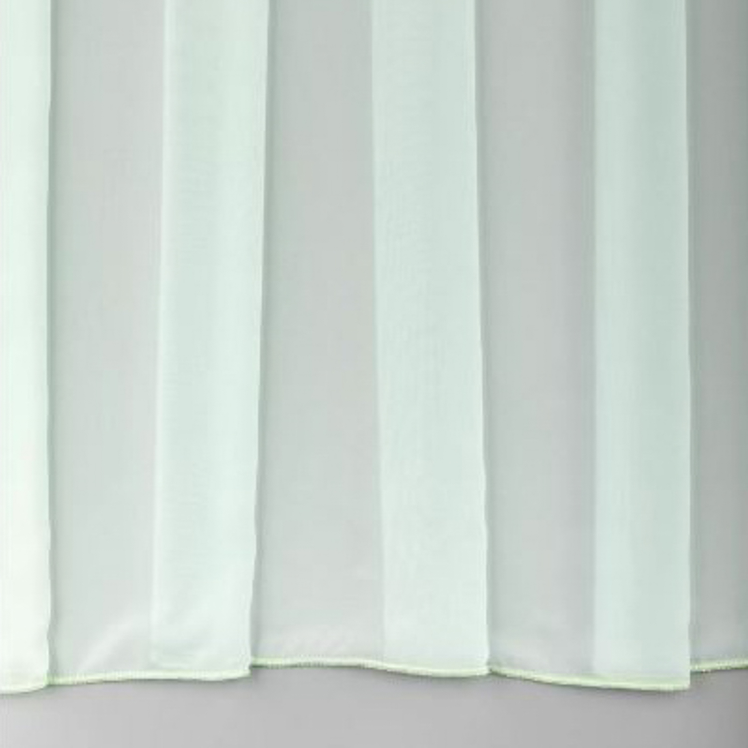 Тюль Вуаль шелк 200*260 с утяжелителем мятный *1