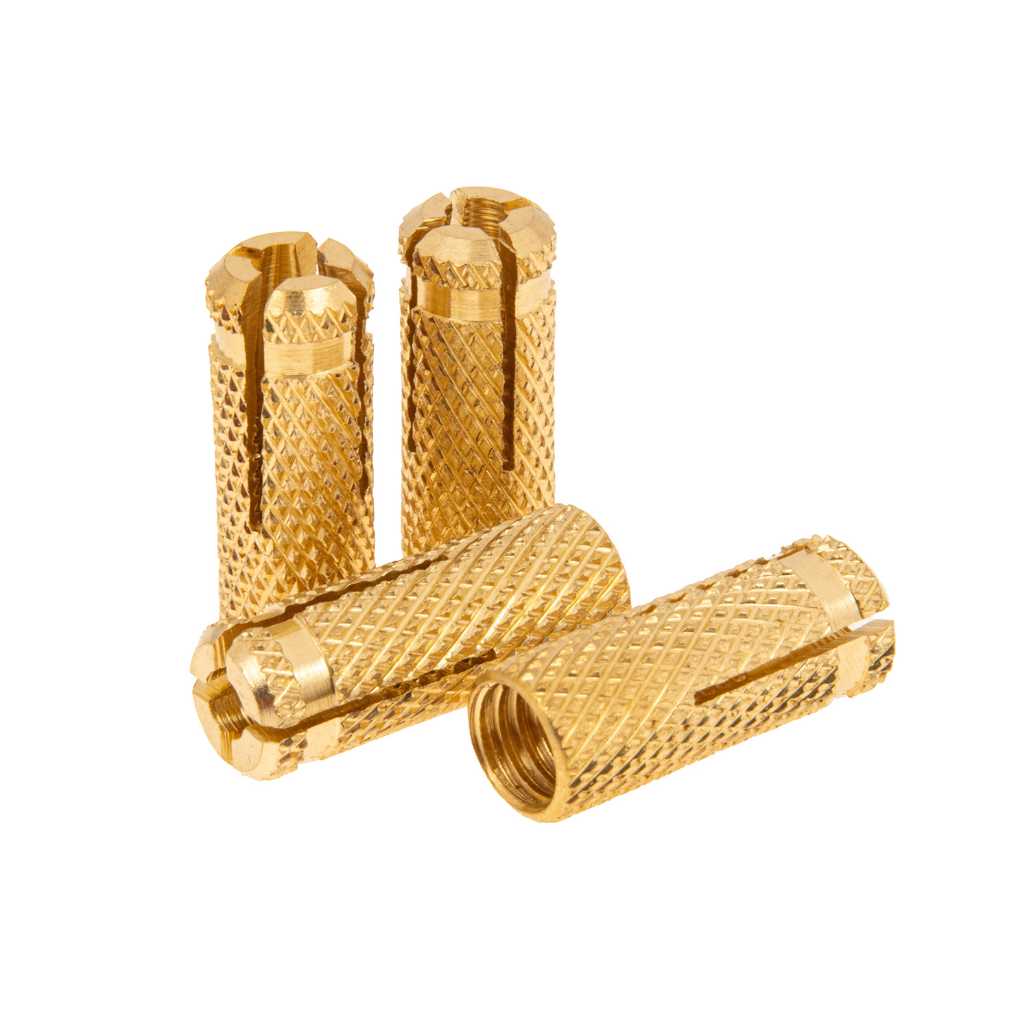 Анкер забивной латунный М8 BROZEX (4шт)  *10/100