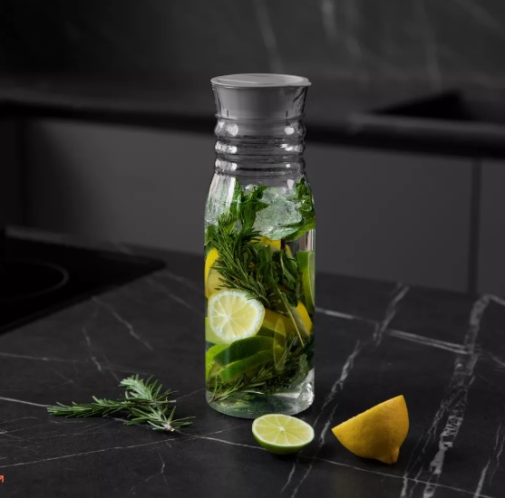 Кувшин пластм. с крышкой 1,1л "Basic" арт.440500241 ("Бытпласт") *1/12 Кувшин пластм. с крышкой 1,1л "Basic" арт.440500241 ("Бытпласт") *1/12