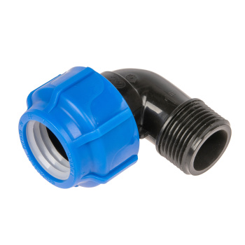 Угольник ПНД компрессия Ø 32х1" наруж. резьба *1/50