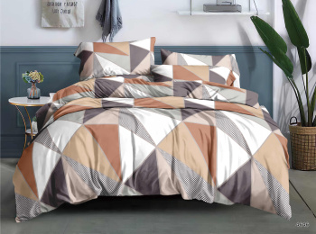 Постельное белье евро бамбук Орхидея 4646, наволочки 70*70см - 2шт *1/4