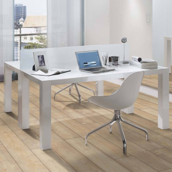 Ламинат Eurohome Majestic Дуб бич хаус, 2.22 м², 33 класс, 1285х192х8 мм