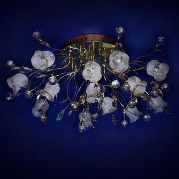 Люстра Verner Lighting Y0611/13, 1.5 Вт, G4, 13 ламп, золото