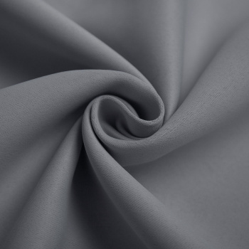 Штора блэкаут лен однотонный 200*270см светло-серый арт.666809 NOVEL *1