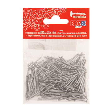 Гвозди финишные 1.6х20 мм BROZEX, 0.1 кг Гвозди финишные 1.6х20 мм BROZEX, 0.1 кг