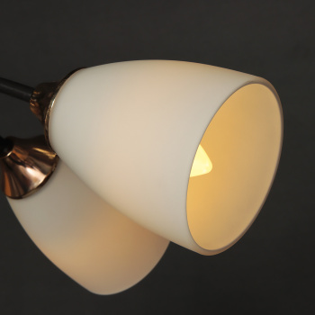 Люстра Verner Lighting N41555, 40 Вт, E27, 5 ламп, черный/белый