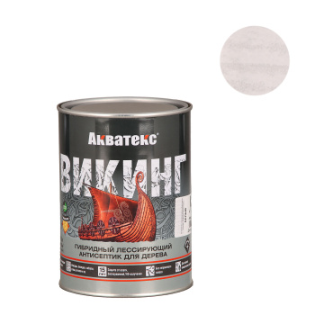 Антисептик 0.75 л для дерева АКВАТЕКС ВИКИНГ, гибридный, лессирующий, белый
