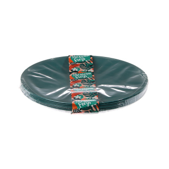 яяяТарелка пластм. мелкая д.200мм КОМПЛЕКТ 6шт. артPT104912578 ("Plast Team") *1/24