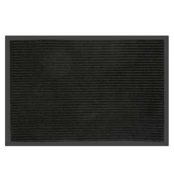 Коврик влаговпитывающий 60*90 см ребристый черный "KOVROFF" (арт.20301)  *1/10 (ДЮ181)