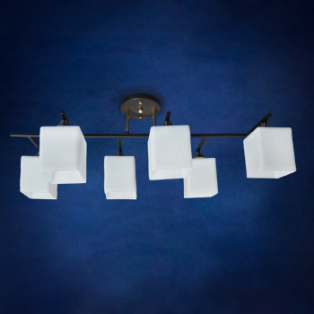 Люстра N4071/6 6*40W  E27 (q-300;h-270; l-750) S=24м2  VERNER LIGHTING *1